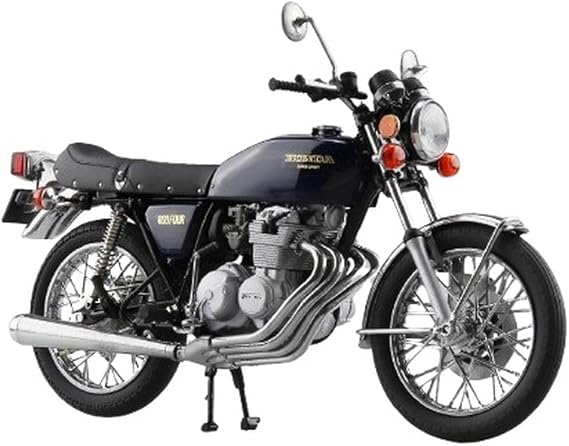 Aoshima Honda CB400 Four (Burnish Blue) 1:12 Scale Diecast Motorcycle