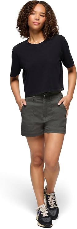 prAna Womens Everyday Crop Tee