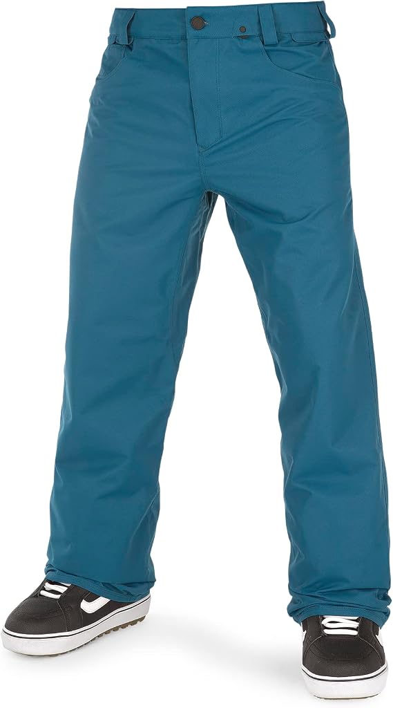 Volcom Men's 5-pocket Snowboard Pant, 10k Waterproof Ski Snow Pants, Sealed Seams