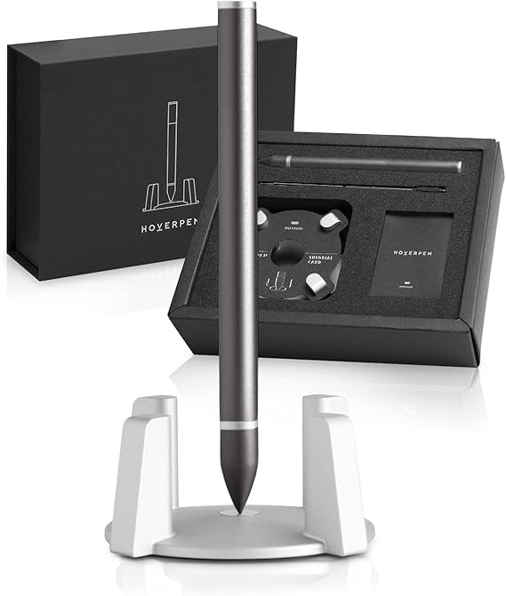 novium Hoverpen - Luxury Pen for Men & Women, Dark Gray