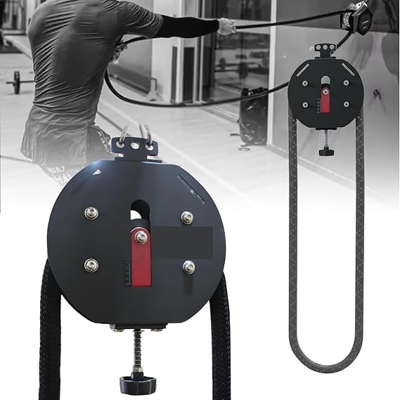 Endless Rope Trainer Machine, Adjustable Cable Pulley System for Home Gym, Full-Body HIIT and Functional Training with Premium Nylon Rope