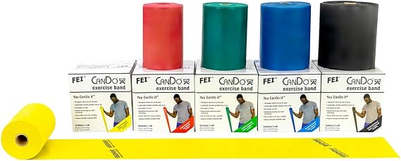 CanDo CanDo Low Powder Exercise Band Rolls