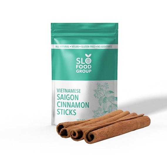 Slofoodgroup Saigon Cinnamon Sticks, Cinnamon Quills from Vietnam for Cooking and Baking (2 ounce)