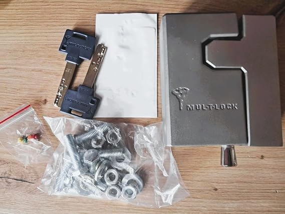 Mul-T-Lock HaspLock Diamond High Security Lock with 2 Keys and Keycode Card