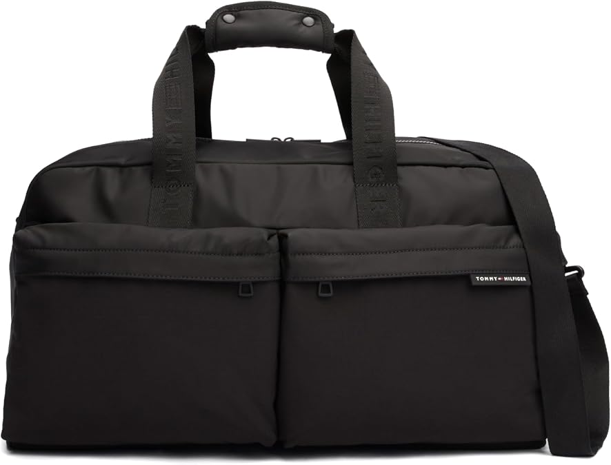 Tommy Hilfiger Men's Element Duffle Bag with Removable Crossbody Strap