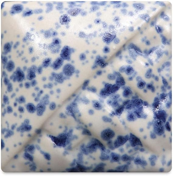 Mayco Stoneware Crystal Glaze - Blue Splatterware, Pint
