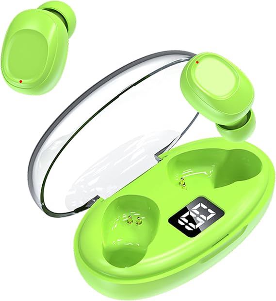 Wireless Earbuds, Bluetooth 5.3, Stereo Bass, Noise Cancelling Mic, IP7 Waterproof