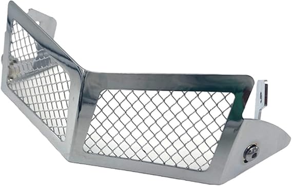 Motorcycle Oil Cooler Protection Grille Front Fairing Vent Radiator Guard Fit For BMW K1600GT K1600GTL K1600 GTL Motorbike Radiator Grille Cover(Silver)