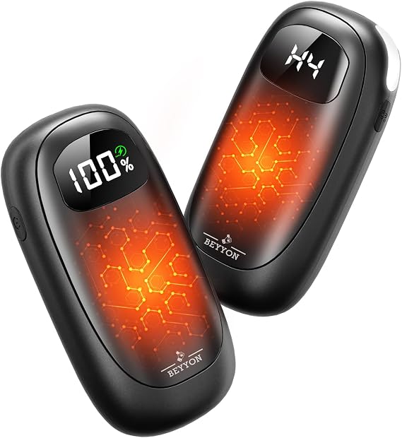 BEYYON Electric Hand Warmers Rechargeable - [with LED Display]
