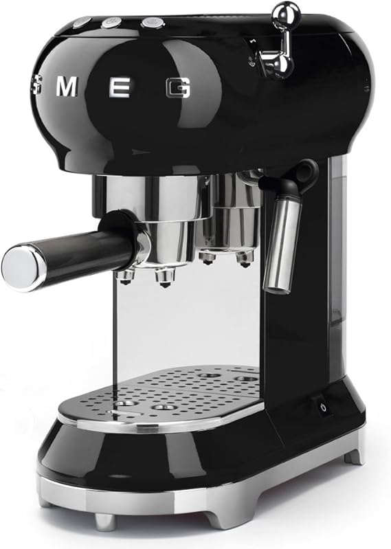 Smeg Espresso Machine Black ECF01 BLUS