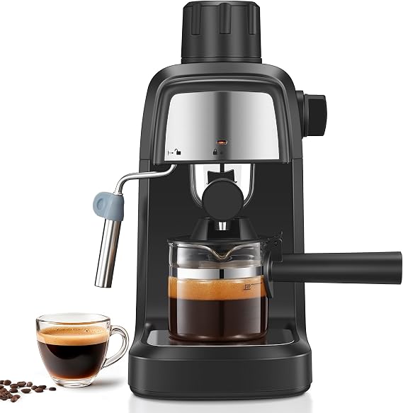 Reemix Espresso Machine 3.5 Bar, 800W Compact Size Coffee Maker