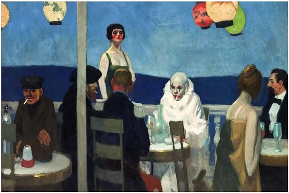 iCanvas Soir Bleu Gallery-Wrapped Canvas Giclee by Edward Hopper