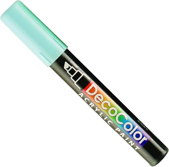 UCHIDA 315-C-74 Marvy Deco Color Chisel Tip Acrylic Paint Marker, Aquamarine