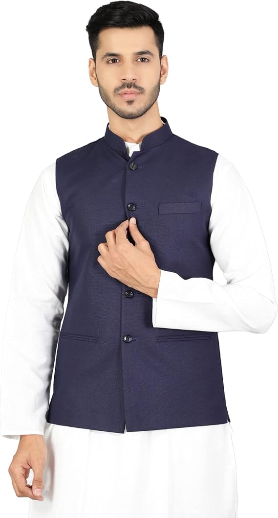WINTAGE Polyester cotton modi nehru jacket