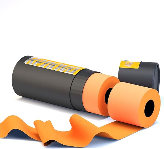 Lavish Orange Toilet Paper Gift Box: Renova Orange Rolls - 3 Ply, 140 Sheets - Ignite Delight with this Unique and Conversation-Starter Gift!