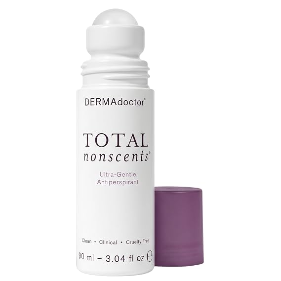 DERMAdoctor Antiperspirant for Women, Total NonScents Deodorant, 3.04 oz