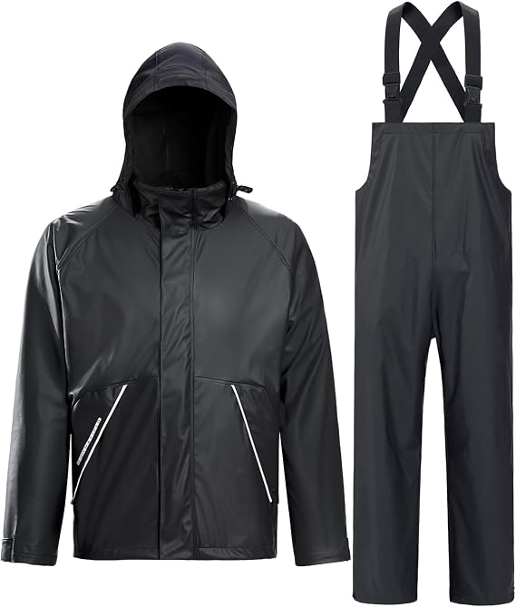Rain Suits for Men Women Waterproof Rain Jacket Coat Gear Pants