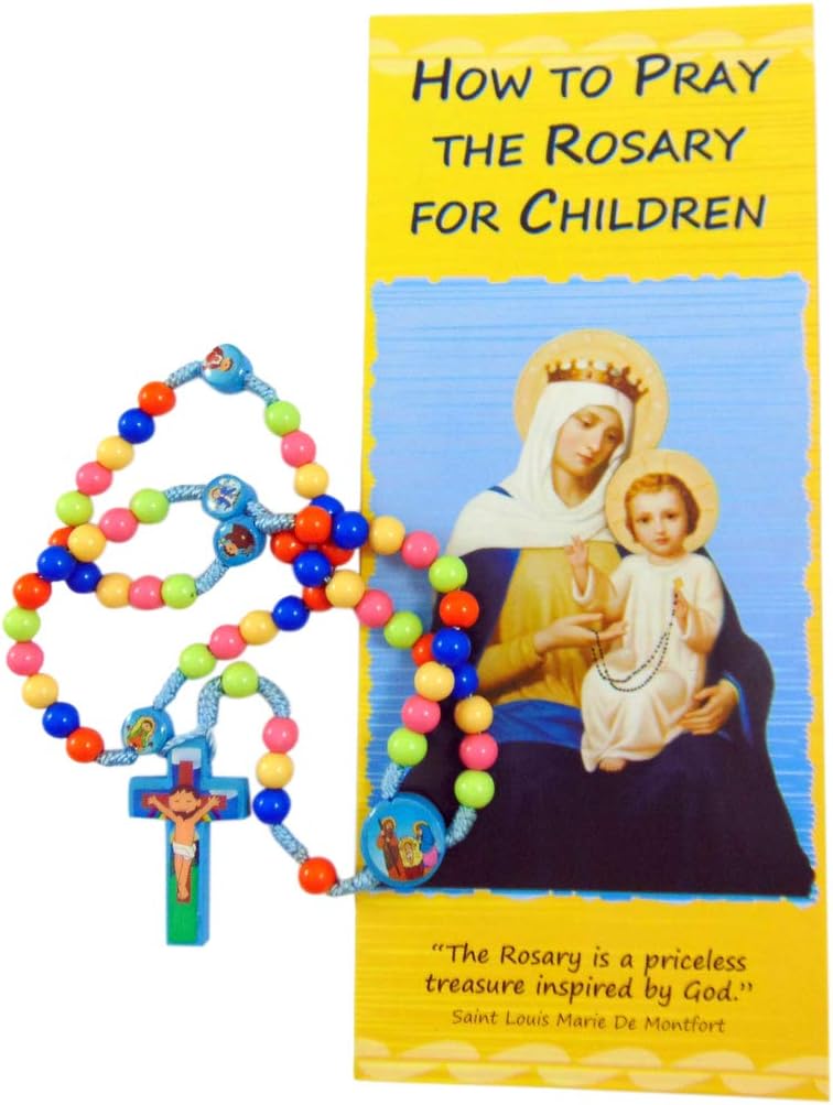 Westman Works How to Pray the Rosary Gift Set with Childrens Prayer Pamphlet