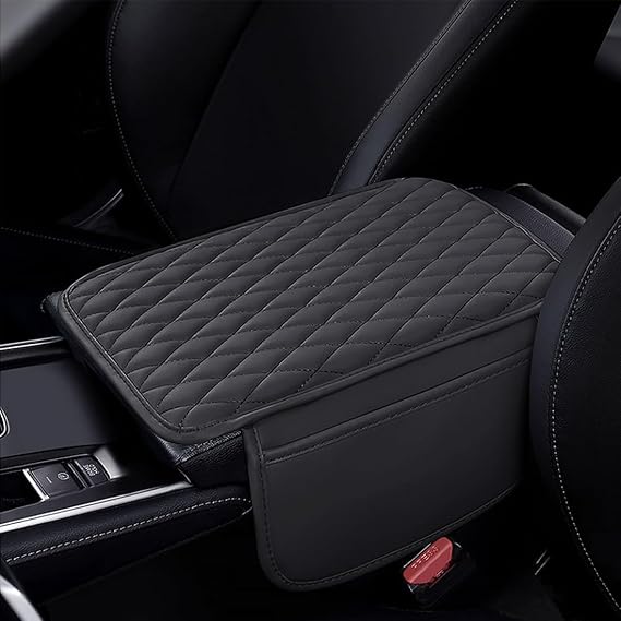 Queen's Auto Steering Wheel Cover with Noble Crown + Bling Diamond + Exquisite Lattice Design + Soft Leather Stylish + Elegant Car Series Universal 15"/38cm (QUEEN ONLY) (Black)