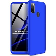 Case for Microsonic Samsung Galaxy M30s Double Dip 360 Protective Blue [Case Compatible with Galaxy M30s - Blue]