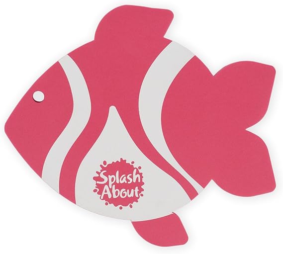 Pool & Bath Mirrors for Babies and Toddlers (Pink and White Fish)