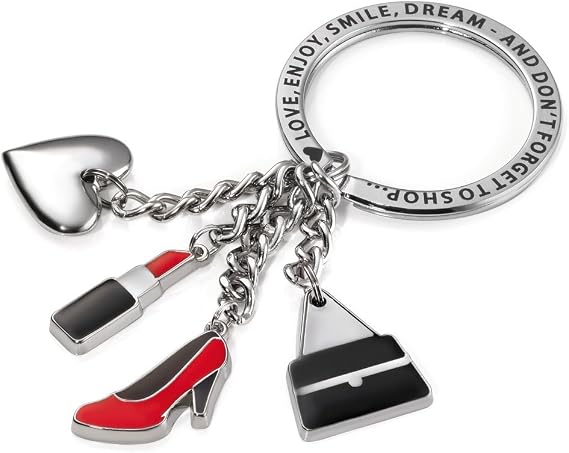 Troika She Loves It Charm Keyring (KR1206CH)