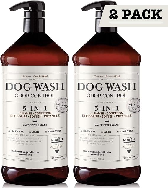 5-in-1 Dog Wash Odor Control - 2 Pack