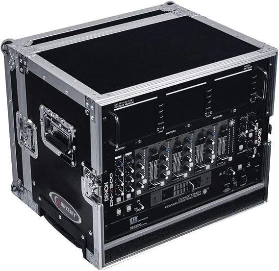 Odyssey FZER8HW Flight Zone Ata 8 Space Effects Rack With Handle & Wheels