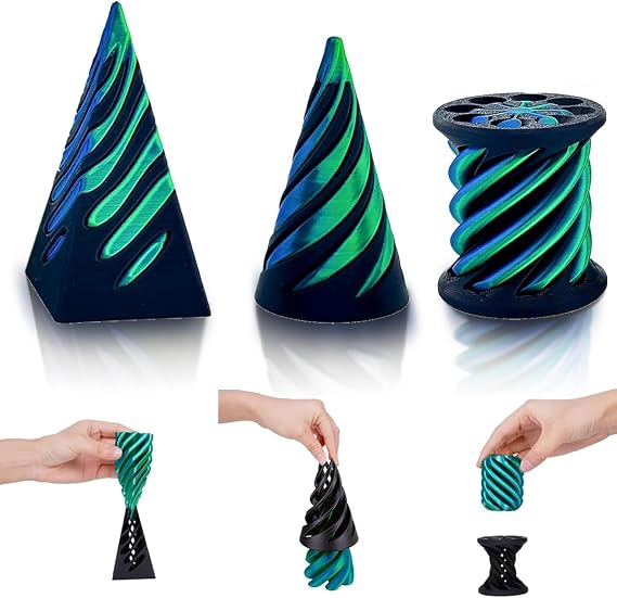 Impossible Cone (3 Pieces), Green Blue DE