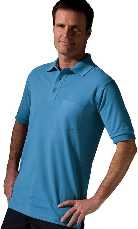 Edwards Garment Big and Tall Short Sleeve Pique Pocket Shirt