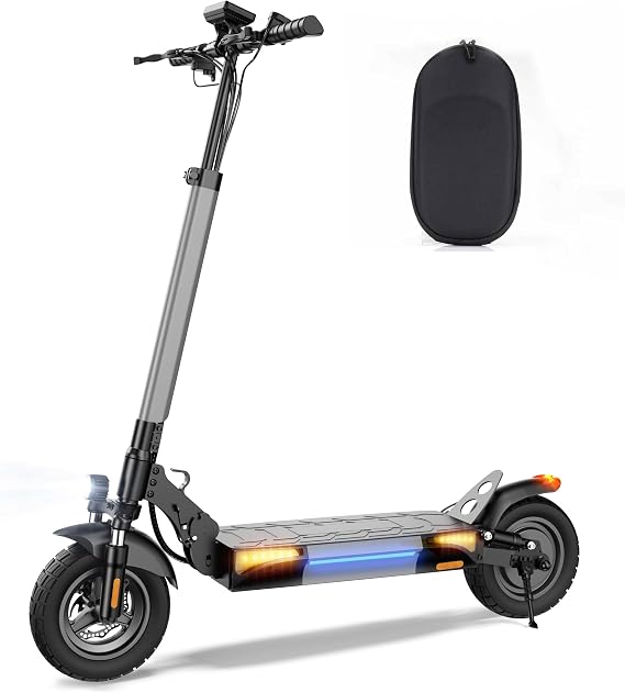 Electric Scooter, 28/25 MPH Top Speed, Up to 38/28 Miles Range, 1200W/1000W Motor E-Scooter, 10"/9.3" Off Road Tires Foldable Commuting Electric Scooter for Adults, Dual Suspension & Braking System