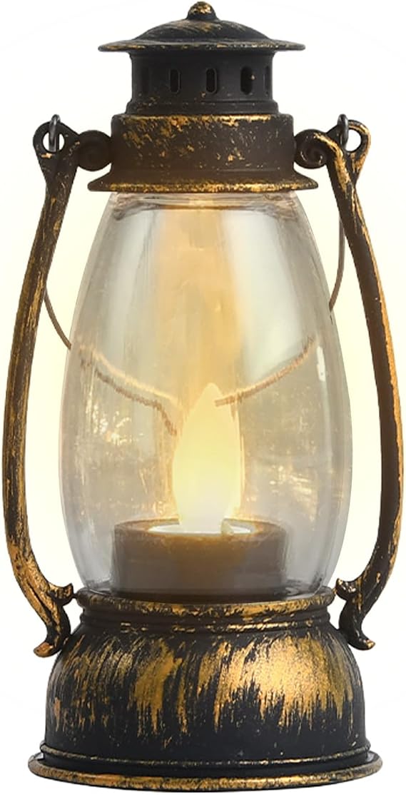 Portable Flickering Flame Camping Lantern
