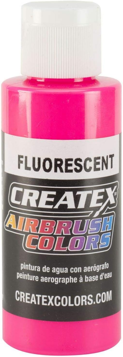 CreatexAirbrush Paint, Fluorescent Hot Pink, 4 oz (5407-04)