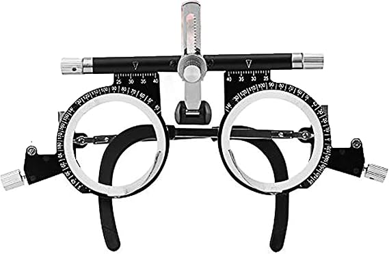 Optometry Trial Frame with Adjustable PD 48-76 for Eye Optometry - Optical Trial Lens Frame for Opticians and Optics Shops