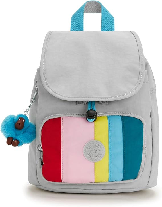 Kipling Marigold Small Rainbow Backpack Rainbow Stripe