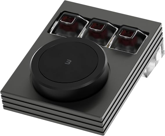 Macro Programmable Keypad,Mini 3-Key OSU Programmable Keyboard