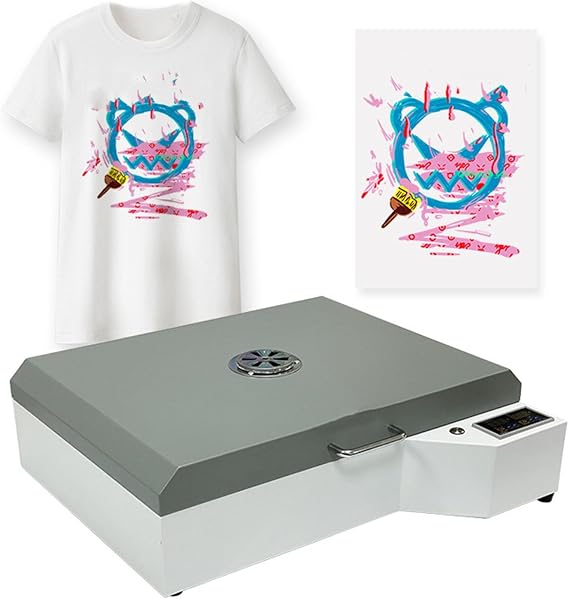 Iron, Heat Transfer Printer, DTF Oven DTF Dryer Hot Melt Powder Oven 0-300℃, Fast Heating Digital Display Control Printing Machine, Industrial Dryer for DTF Printing A3 A4 Compatible Transfer Film
