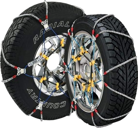 SCC SZ462 Super Z8 8mm Commercial and Light Truck Tire Traction Chain - Set of 2