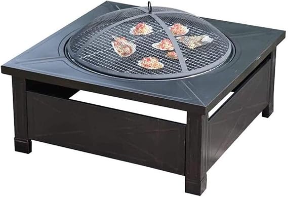 Fire Pits Outdoor Wood Burning Outdoor Fire Large Bonfire Wood Burning Patio Coal Grill Firepit