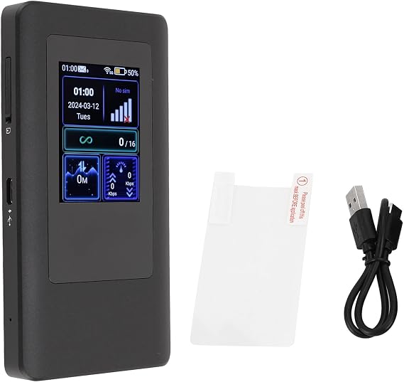 5G Mobil Hotspot, WiFi 6 Çift Bantlı Taşınabilir Yönlendirici, Seyahat Uzaktan İş Ve Çok Cihaz Bağlantısı Için 4400mAh Pilli