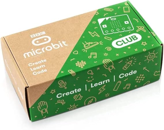 GeeekPi microbit V2 Club Kit (10 Pack microbit v2 go kit) with 10 BBC Micro:bit V2 Boards, Battery Holders, Micro USB Cable,20 AAA Batteries for Coding and Programming