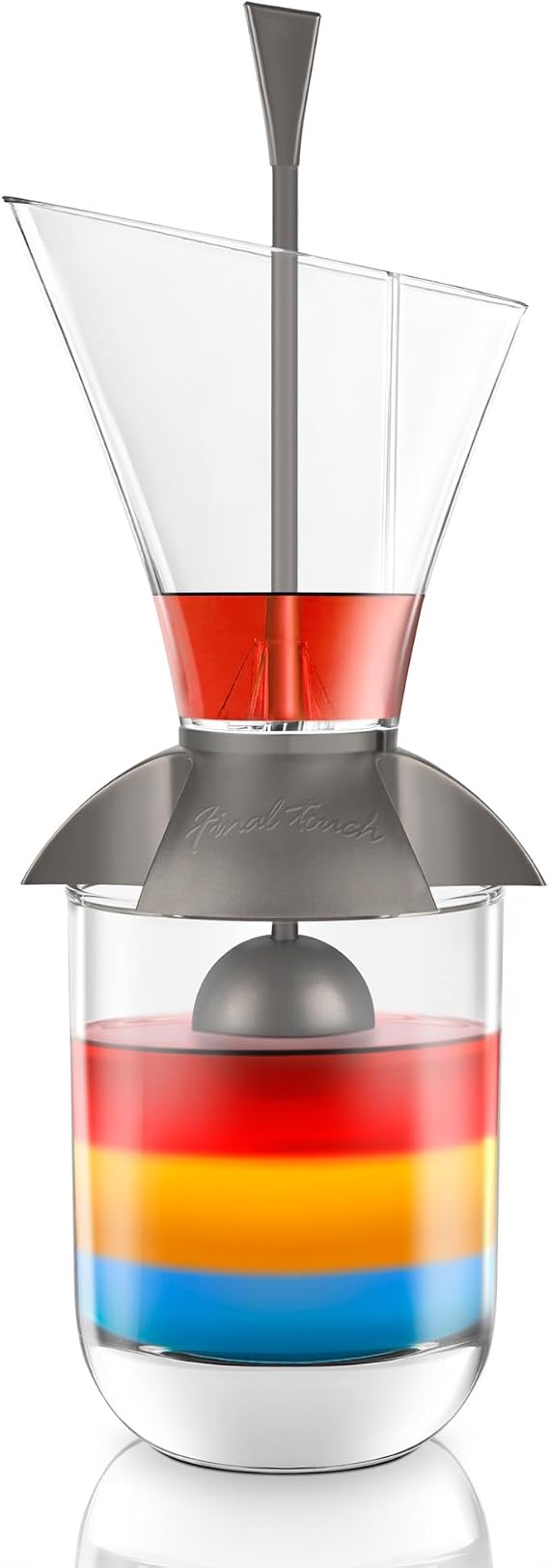 Final Touch Glass Rainbow Cocktail Layering Tool