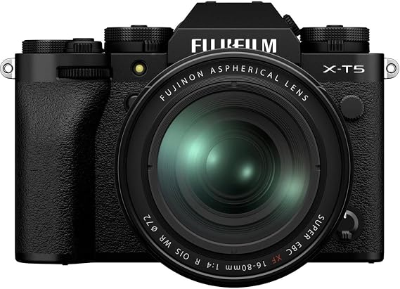 Fujifilm X-T5 Mirrorless Digital Camera XF16-80mm Lens Kit - Black