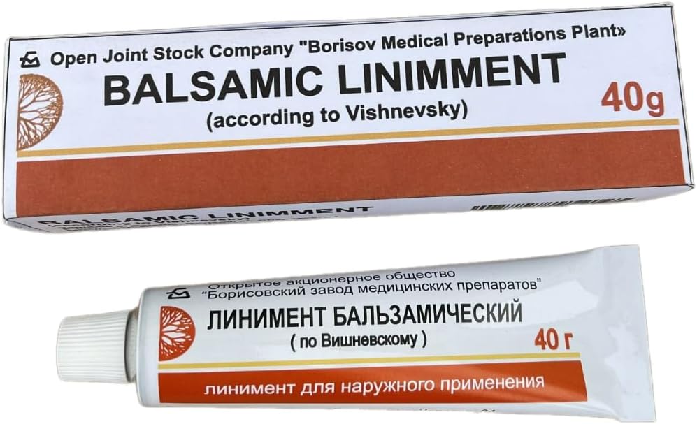Balsamic Liniment Vishnevsky Ointment 40g1.58 Oz