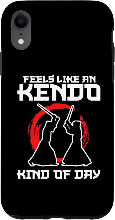 Kendo Shinai Samurai Kendo Kanjo Training Kendo Fighter Case for iPhone XR