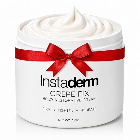 Crepey Skin Firming Body Cream Anti Aging Treatment for Loose, Sagging & Thin-Looking Skin Smooths Wrinkles on Arms, Legs, Neck & Chest Hyaluronic Acid, Squalane & Ceramides.