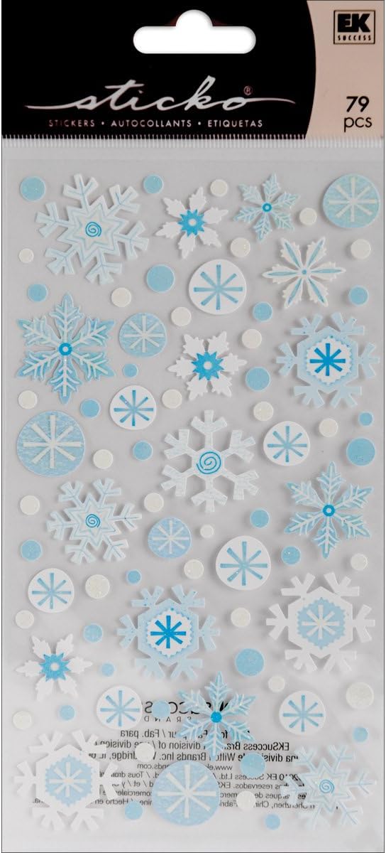 Sticko Winter Snowflakes Stickers
