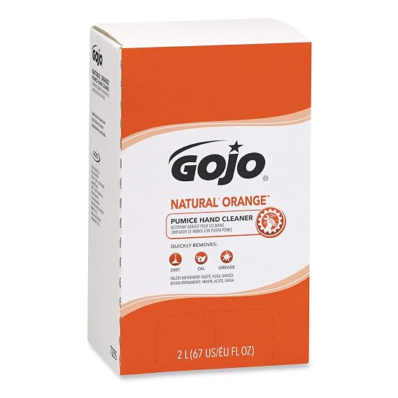 GOJO NATURAL* ORANGETM Pumice Hand Cleaner 2000 mL Refill for GOJO PROTM TDXTM Dispenser
