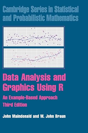 Data Analysis and Graphics Using R: An Example-Based Approach (Cambridge Series in Statistical and Probabilistic Mathematics, Series Number 10)