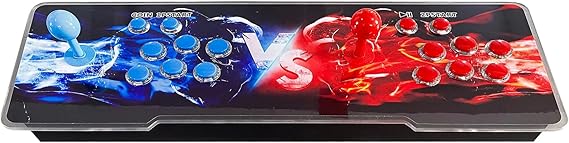 9800 DX 3D Box Arcade Game Console Retro Game Machine for PC & Projector & TV, 2-4 Players, 1280X720, 3D Games, Search/Hide/Save/Load/Pause Games, Favorite List (DX 9800)